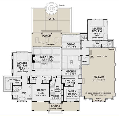 Main Floor  for House Plan #2865-00034