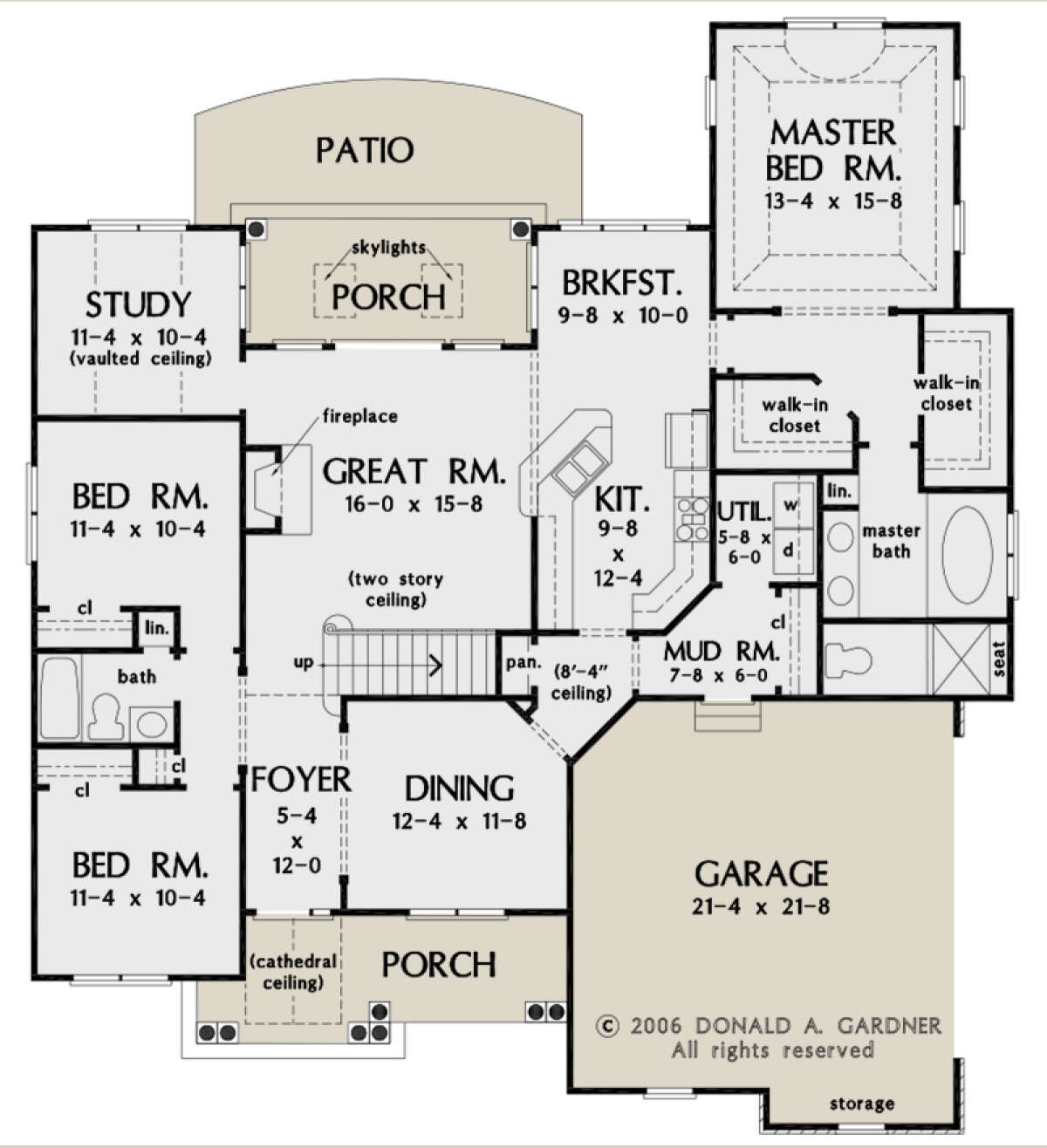 Main Floor  for House Plan #2865-00035