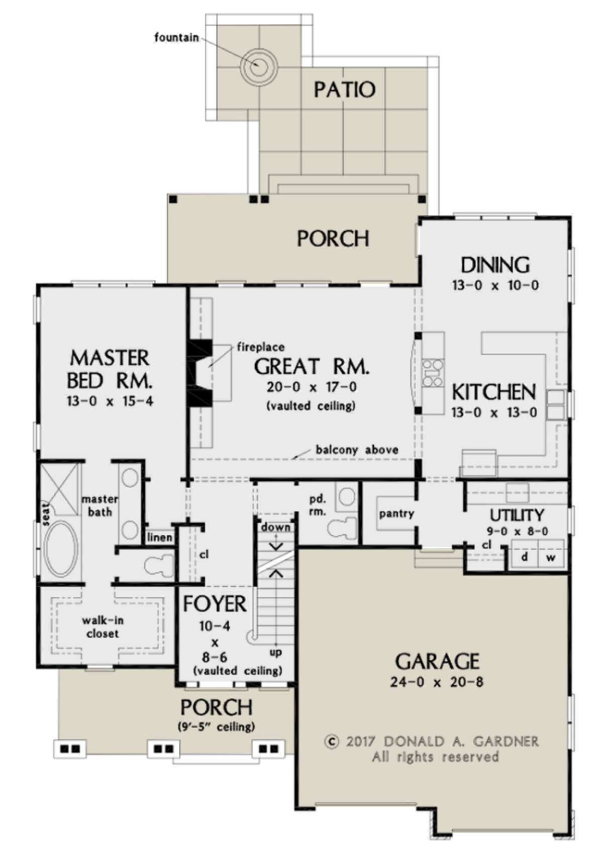 Main Floor  for House Plan #2865-00036
