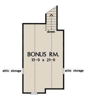 Bonus Room for House Plan #2865-00040