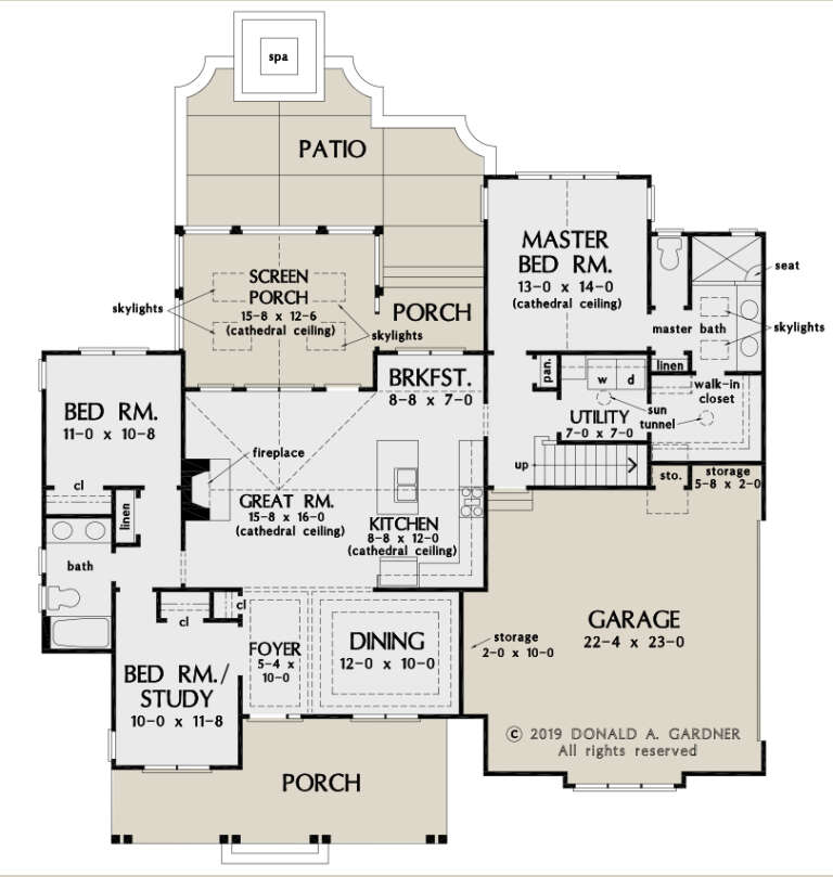House Plan House Plan #26669 Drawing 1