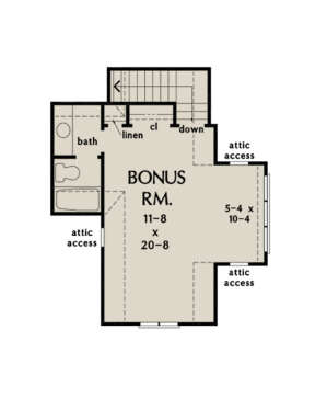 Bonus Room for House Plan #2865-00041