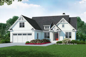 Modern Farmhouse House Plan #2865-00043 Elevation Photo