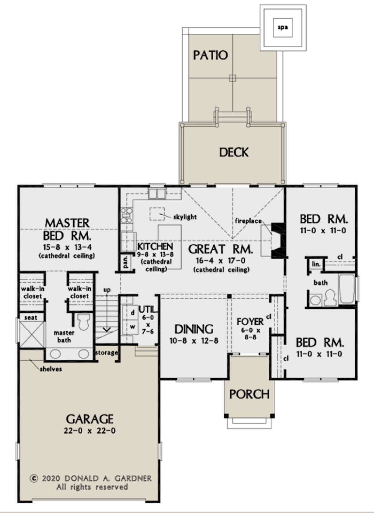 Main Floor  for House Plan #2865-00043