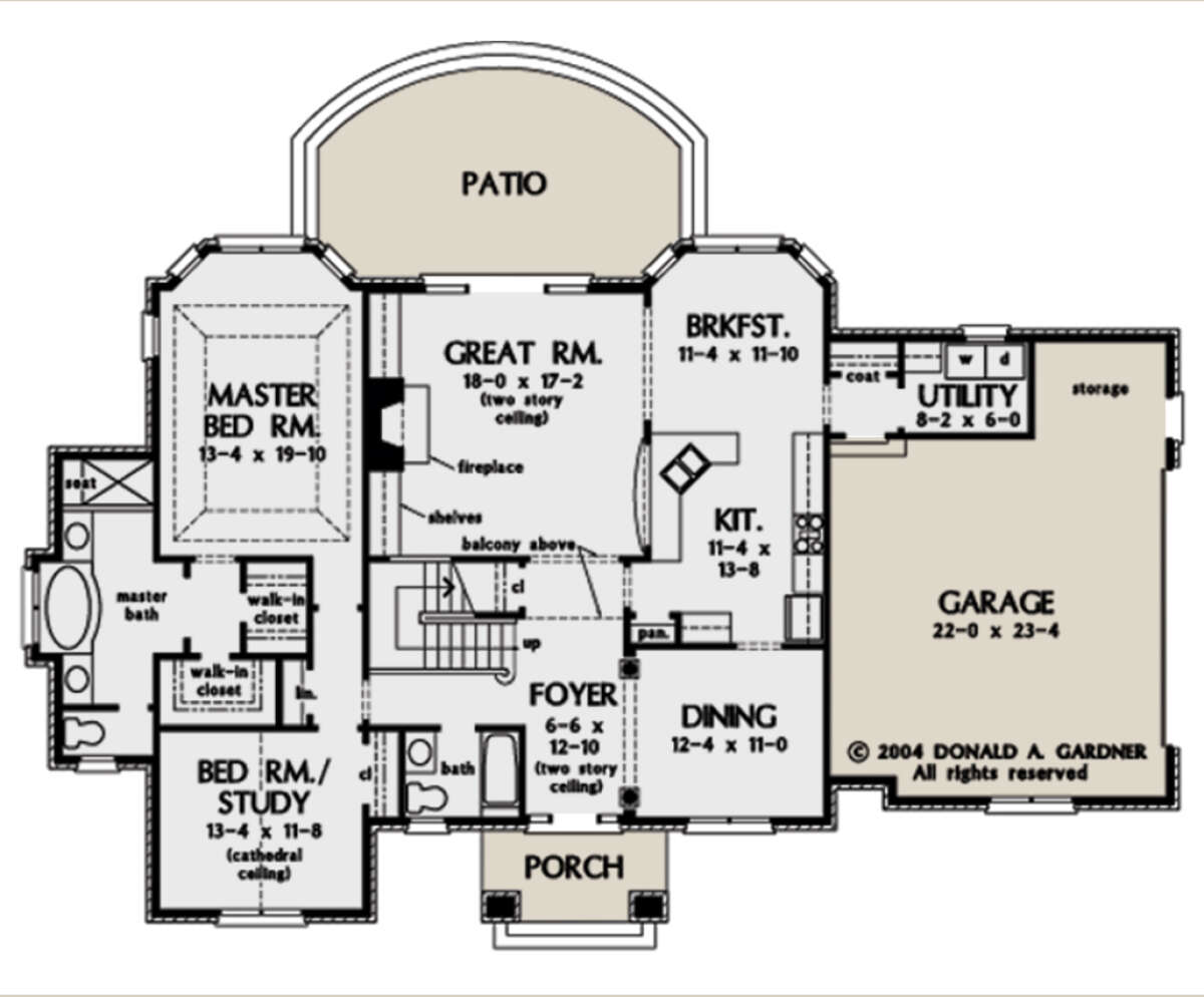 Main Floor  for House Plan #2865-00044