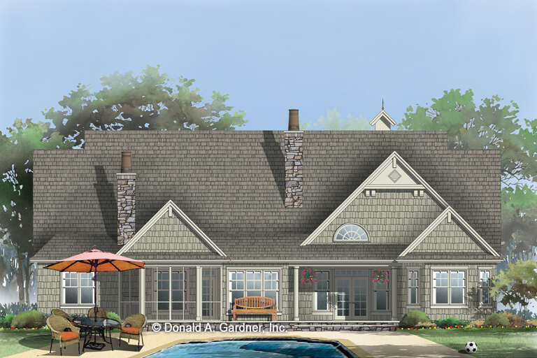 Craftsman House Plan #2865-00046 Elevation Photo