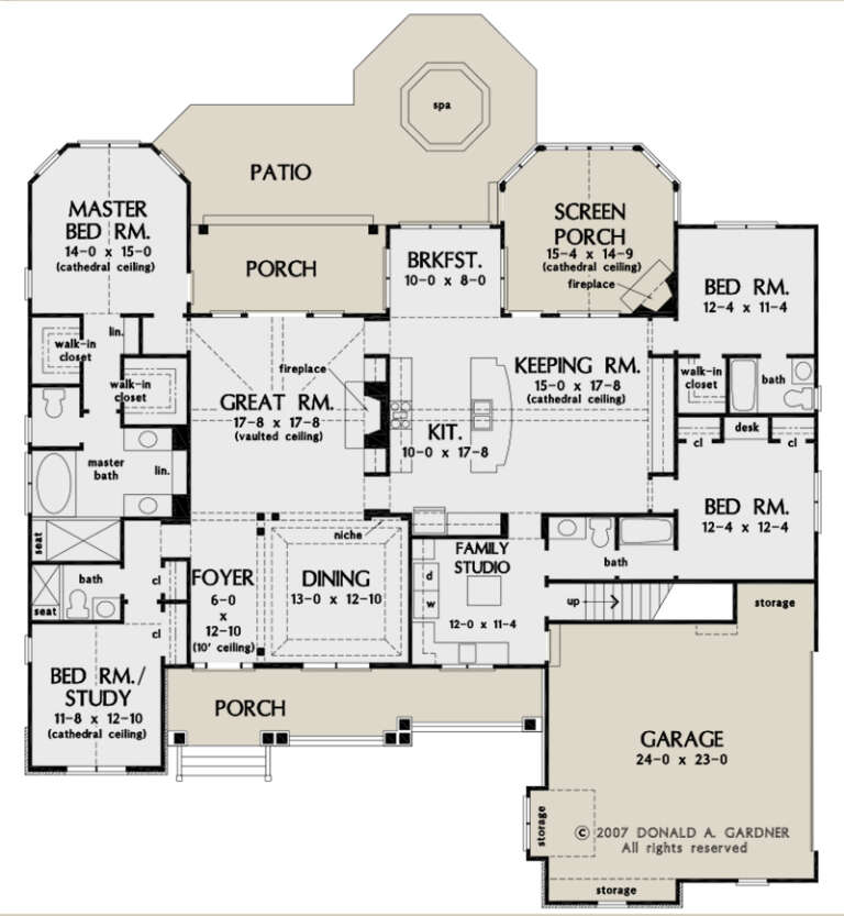 House Plan House Plan #26674 Drawing 1