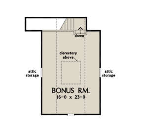 Bonus Room for House Plan #2865-00046