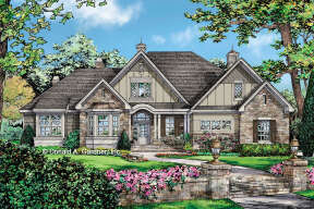 French Country House Plan #2865-00047 Elevation Photo
