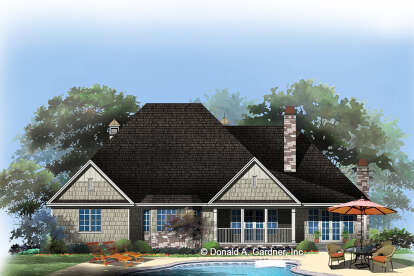 French Country House Plan #2865-00047 Elevation Photo