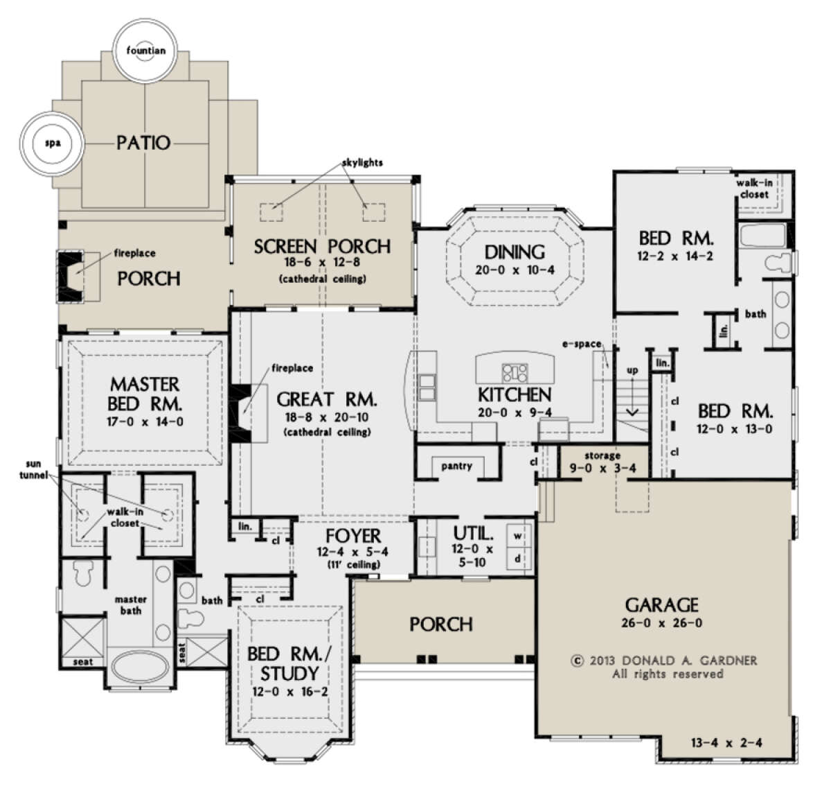 Main Floor  for House Plan #2865-00047