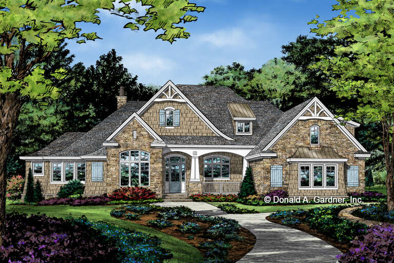 House Plan House Plan #26676 Front Elevation 