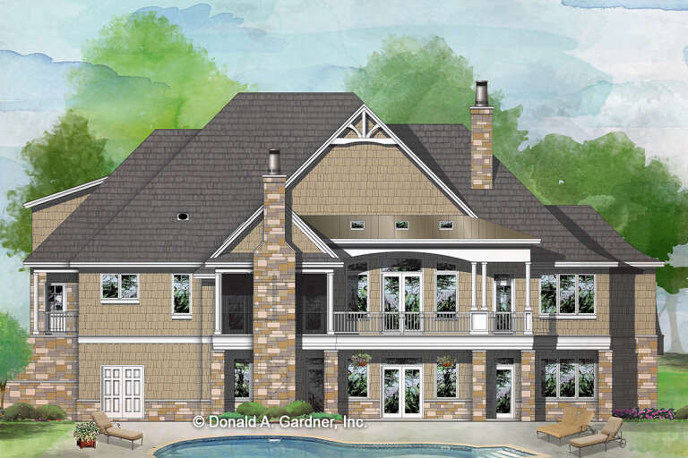 Craftsman House Plan #2865-00048 Elevation Photo