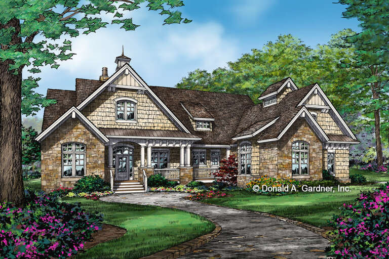 House Plan House Plan #26677 Front Elevation 