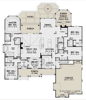 Main Floor  for House Plan #2865-00049