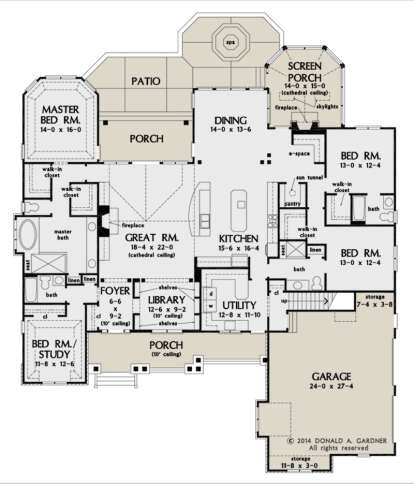 Main Floor  for House Plan #2865-00049