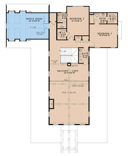Second Floor for House Plan #8318-00238