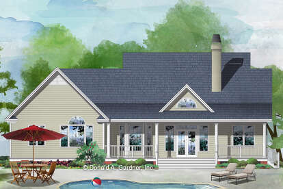 Country House Plan #2865-00050 Elevation Photo
