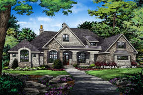 Craftsman House Plan #2865-00051 Elevation Photo
