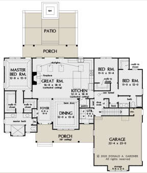 Main Floor  for House Plan #2865-00052