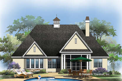 European House Plan #2865-00053 Elevation Photo