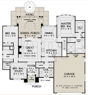 Main Floor  for House Plan #2865-00053