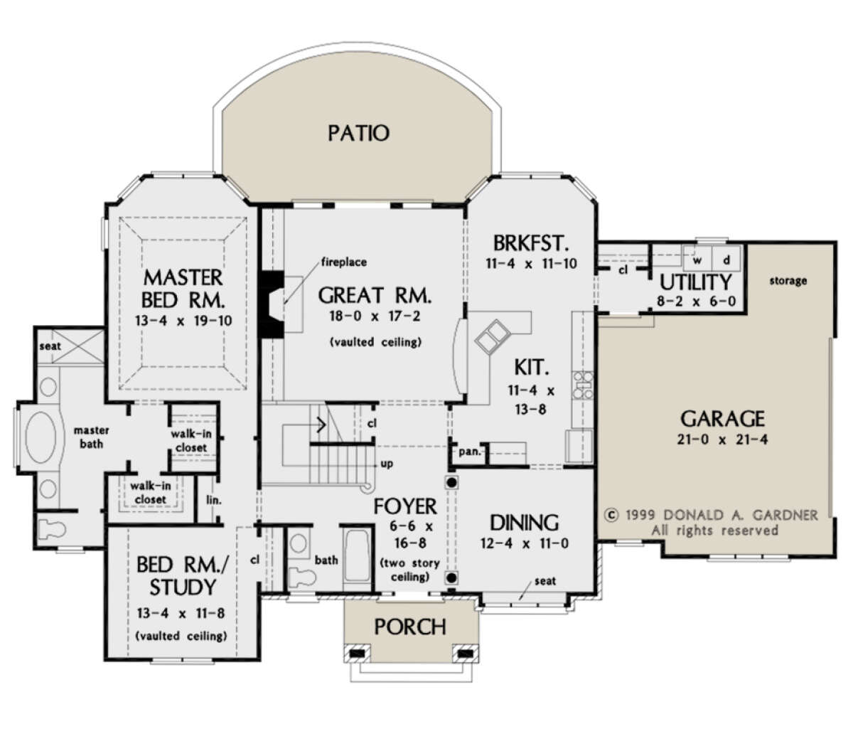Main Floor  for House Plan #2865-00054