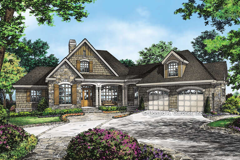 House Plan House Plan #26686 Front Elevation 