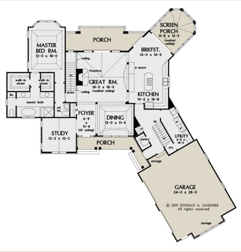 House Plan House Plan #26686 Drawing 1