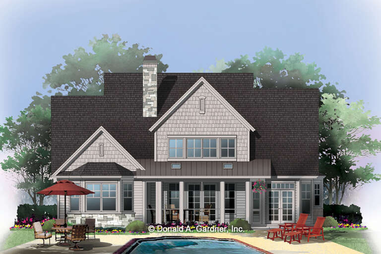 Craftsman House Plan #2865-00056 Elevation Photo