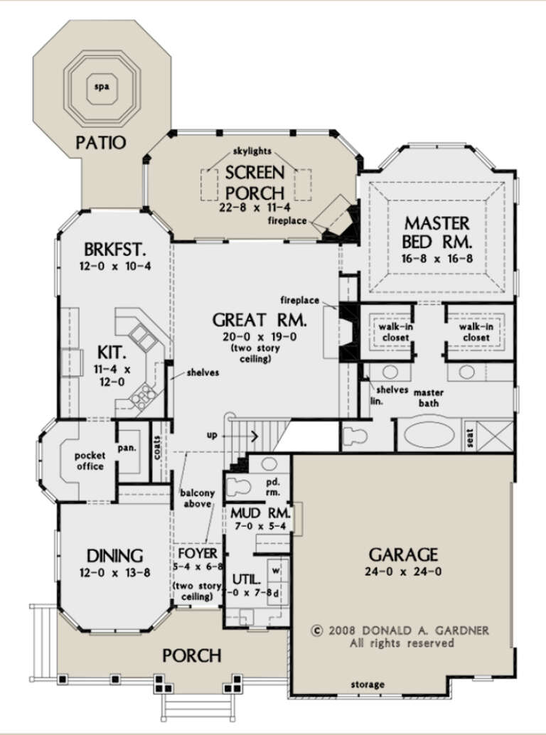 House Plan House Plan #26687 Drawing 1
