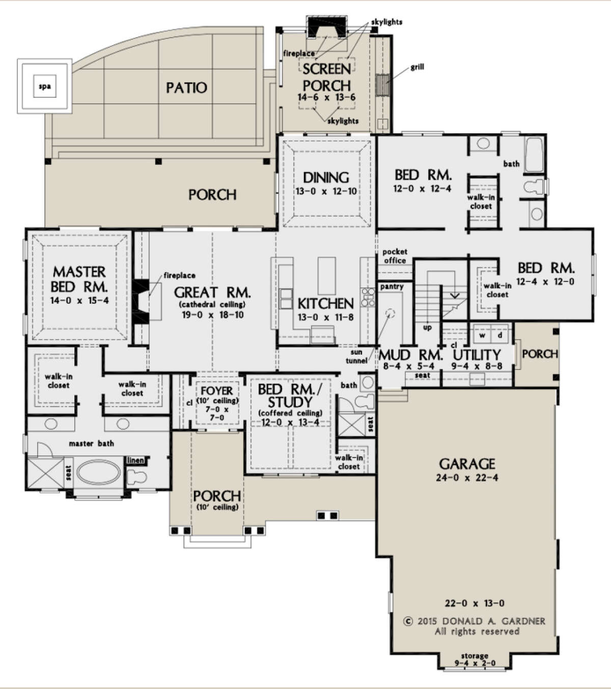 Main Floor  for House Plan #2865-00057