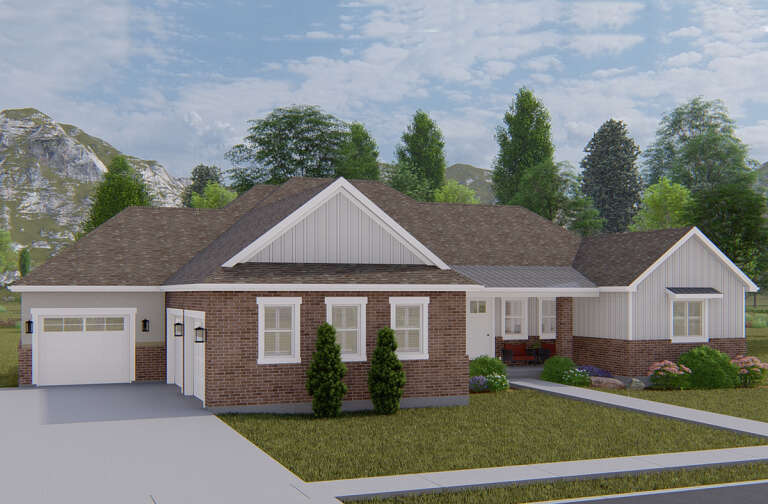 Traditional House Plan #2802-00141 Elevation Photo