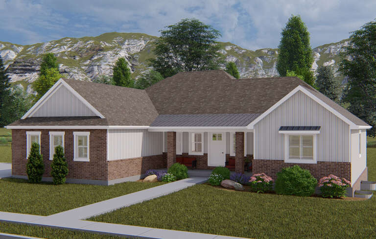 Traditional House Plan #2802-00141 Elevation Photo