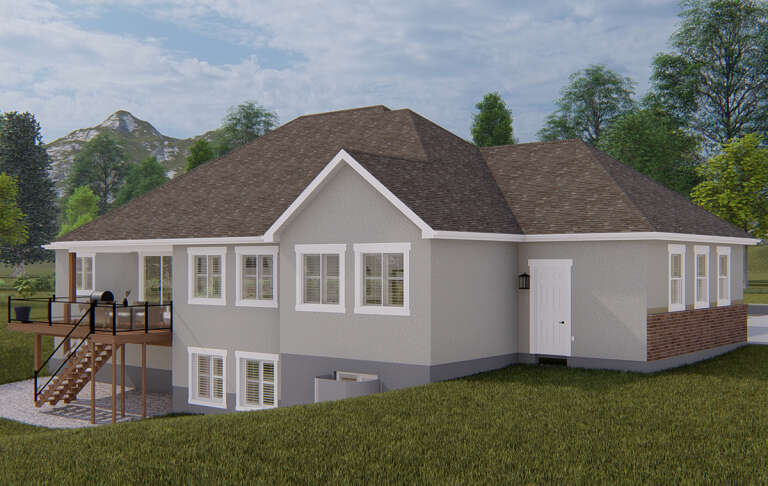 Traditional House Plan #2802-00141 Elevation Photo