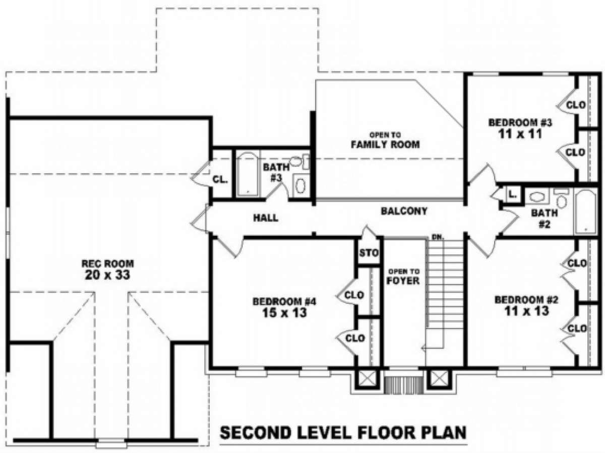 Floorplan 2 for House Plan #053-00348