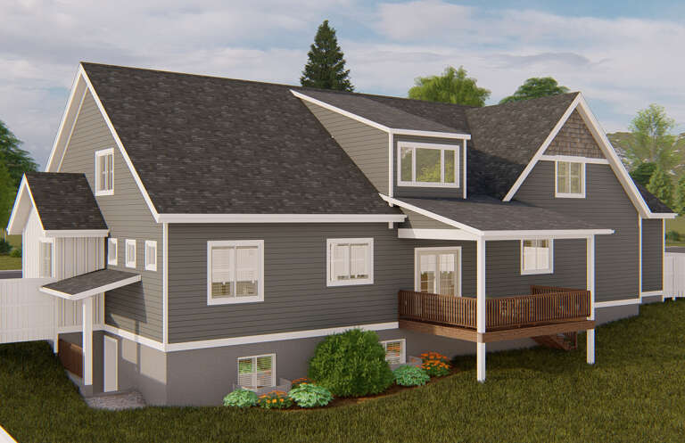 Craftsman House Plan #2802-00142 Elevation Photo