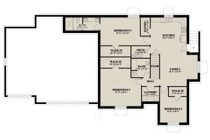 House Plan House Plan #26690 Drawing 3