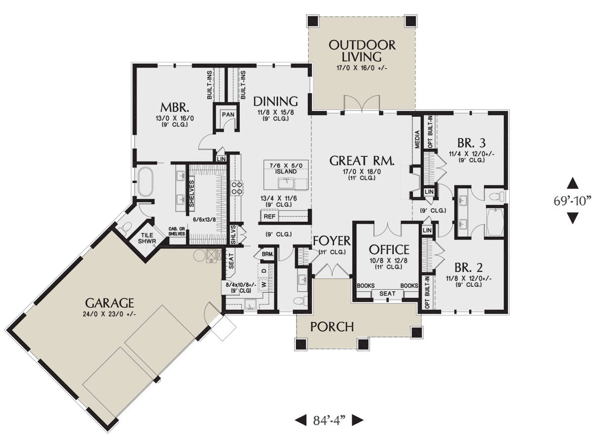 Main Floor  for House Plan #2559-00942