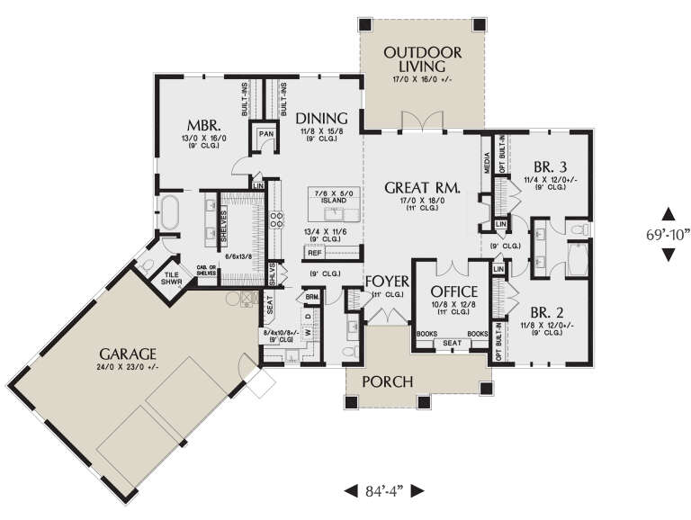 House Plan House Plan #26691 Drawing 1