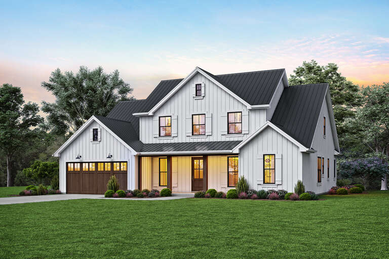 Modern Farmhouse House Plan #2559-00943 Elevation Photo