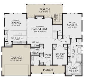 Main Floor  for House Plan #2559-00943