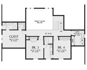 Second Floor for House Plan #2559-00943