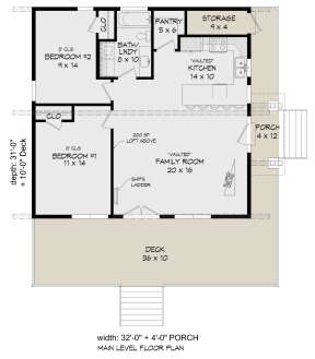 Main Floor  for House Plan #940-00477