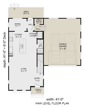 First Floor for House Plan #940-00478