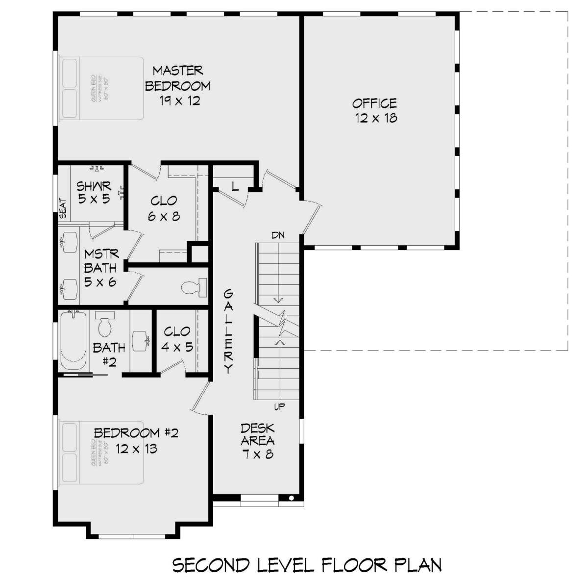 Second Floor for House Plan #940-00478