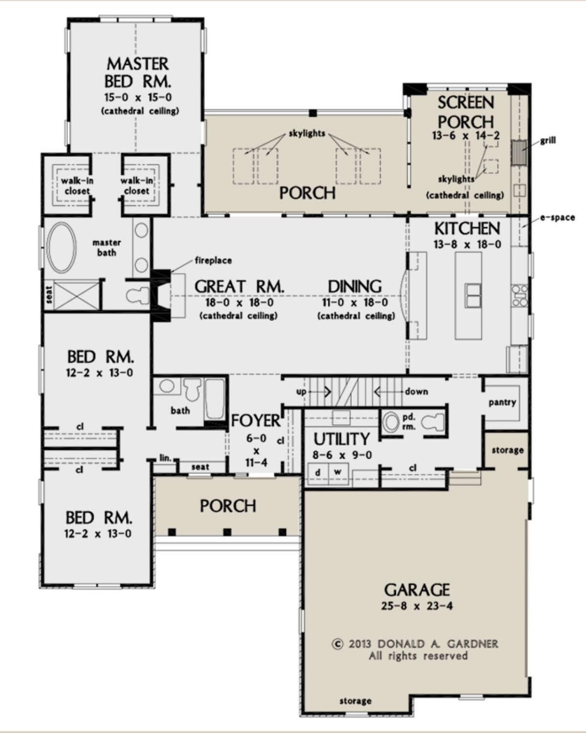 Main Floor  for House Plan #2865-00058