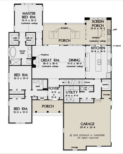 Main Floor  for House Plan #2865-00058