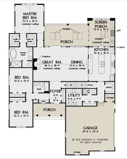 House Plan House Plan #26696 Drawing 1