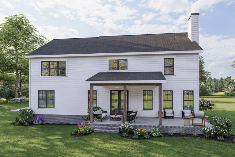 Modern Farmhouse House Plan #009-00311 Elevation Photo